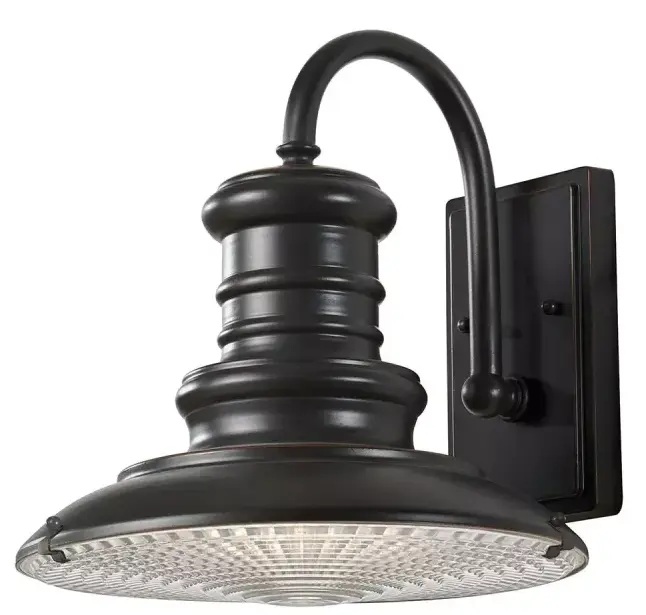 Elstead Lighting Redding Station Außenwandleuchte 1x60 W braun FE-REDDING2-M-RB