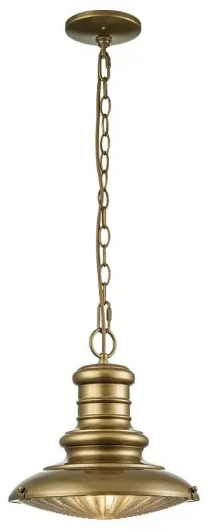 Elstead Lighting Redding Station Pendelleuchte 1x W braun FE-REDDING8-M-PDB