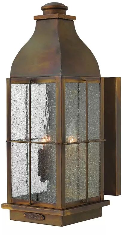 Elstead Lighting Bingham Außenwandleuchte 1x60 W braun HK-BINGHAM-L
