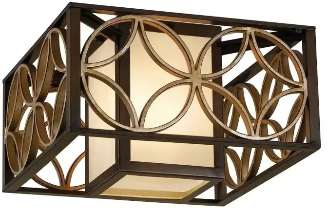 Elstead Lighting Remy Decke 2x60 W gold-braun FE-REMY-F