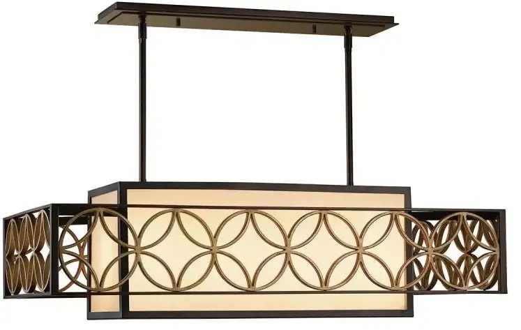 Elstead Lighting Remy Pendelleuchte 4x60 W gold-braun FE-REMY-P-A