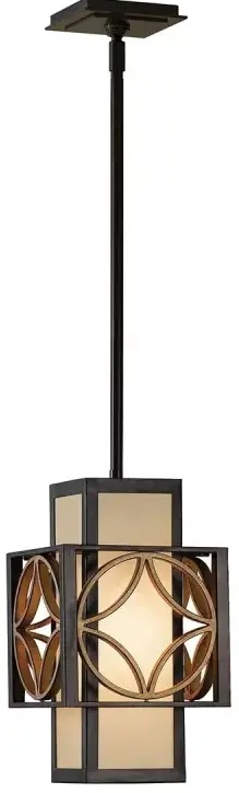 Elstead Lighting Remy Pendelleuchte 1x60 W gold-braun FE-REMY-P-C
