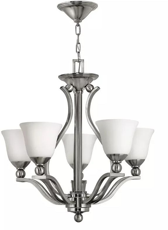 Elstead Lighting Bolla Pendelleuchte 5x60 W nickel HK-BOLLA5