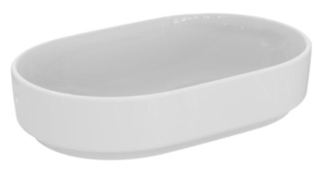 Ideal Standard i.Life O Waschbecken 60x38 cm oval Aufsatzwaschbecken weiß T573101
