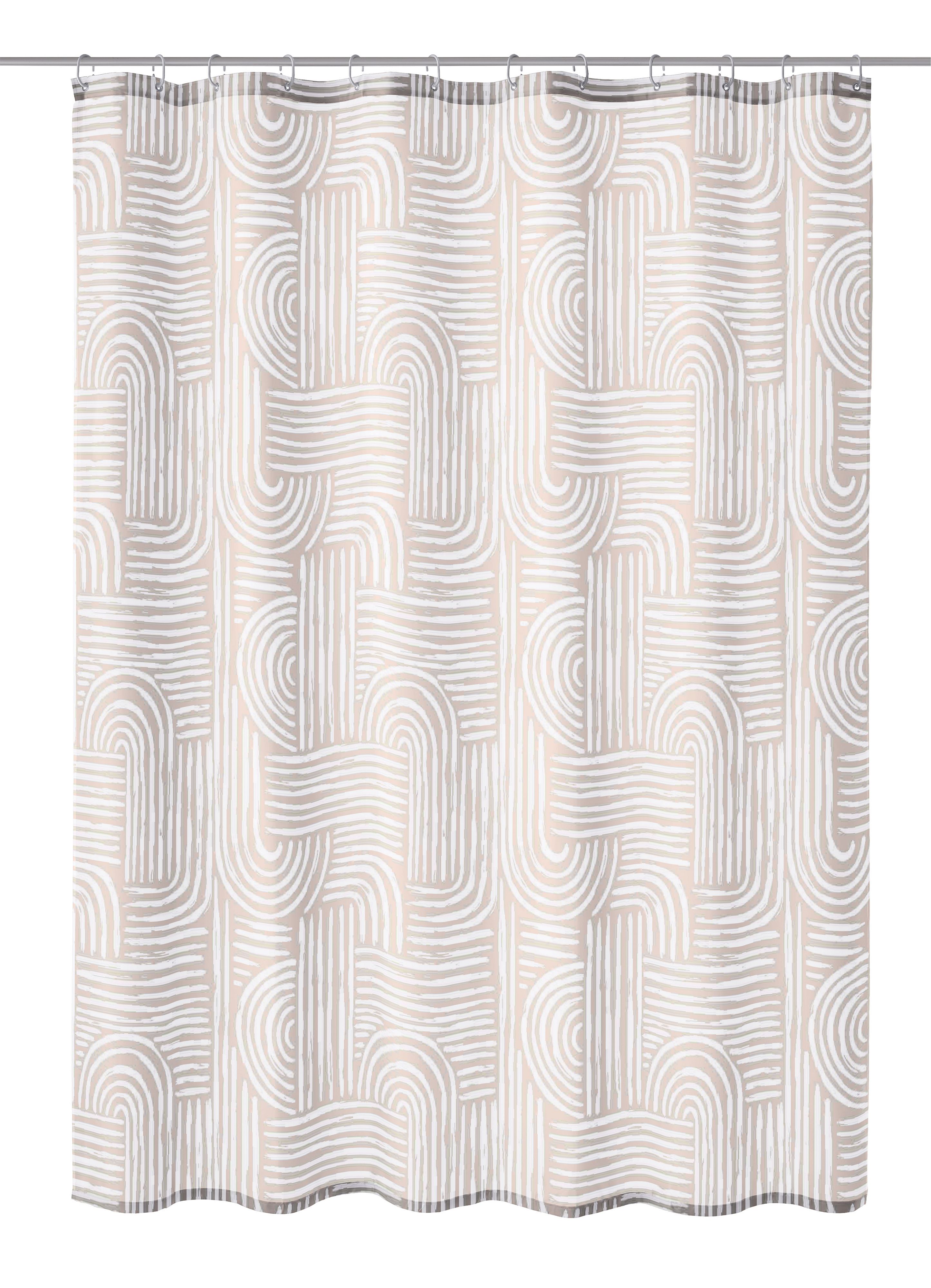Kleine Wolke Linja Duschvorhang 200x180 cm beige 7848289305