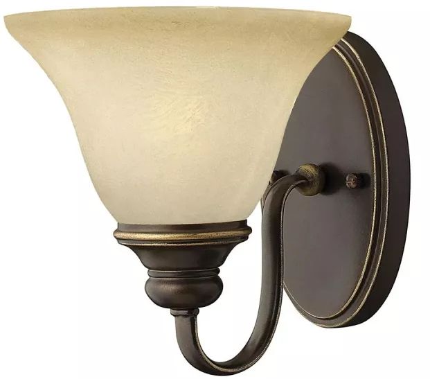 Elstead Lighting Wandleuchte 1x60 W braun HK-CELLO1
