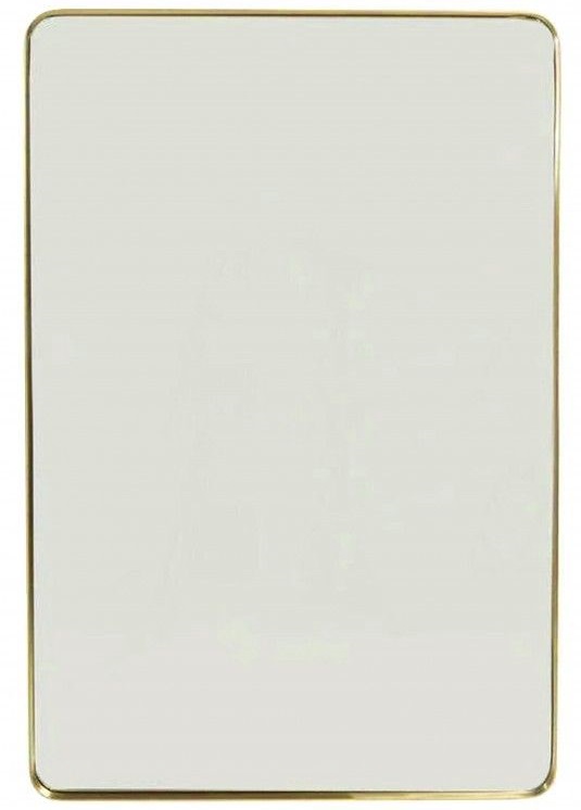 Ars Longa Zen Spiegel 50x70 cm rechteckig gold ZEN5070-ZS
