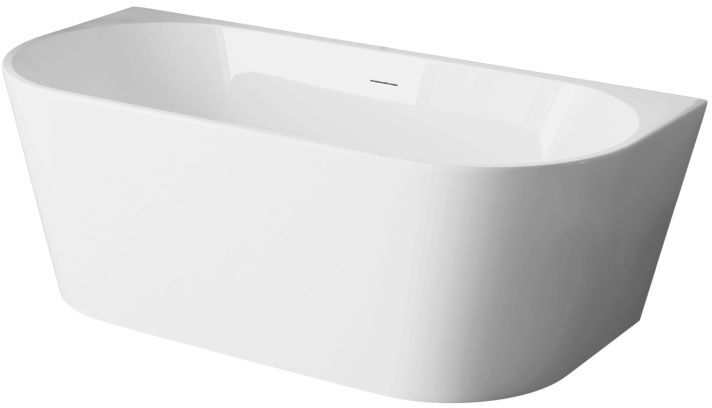 Invena Astri Vorwand-Badewanne 170x80 cm rechteckig weiß AN-03-17U