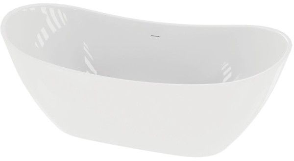 LaVita Modena Freistehende Badewanne 170x78 cm oval weiß 5900378333517
