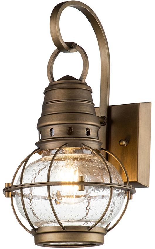 Elstead Lighting Bridge Point Außenwandleuchte 1x60 W messing KL-BRIDGEPOINT-S-NBR