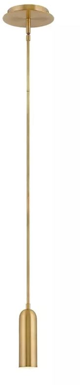 Elstead Lighting Dax Pendelleuchte 1x8 W messing HK-DAX-MP-HB