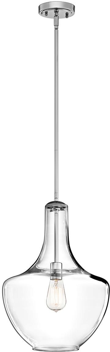 Elstead Lighting Everly Pendelleuchte 1x60 W chrom KL-EVERLY-P-M-CH