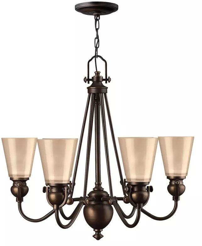 Elstead Lighting Mayflower Pendelleuchte 6x60 W braun HK-MAYFLOWER6