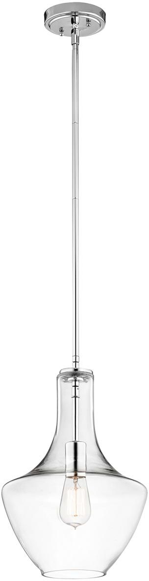 Elstead Lighting Everly Pendelleuchte 1x60 W chrom KL-EVERLY-P-S-CH