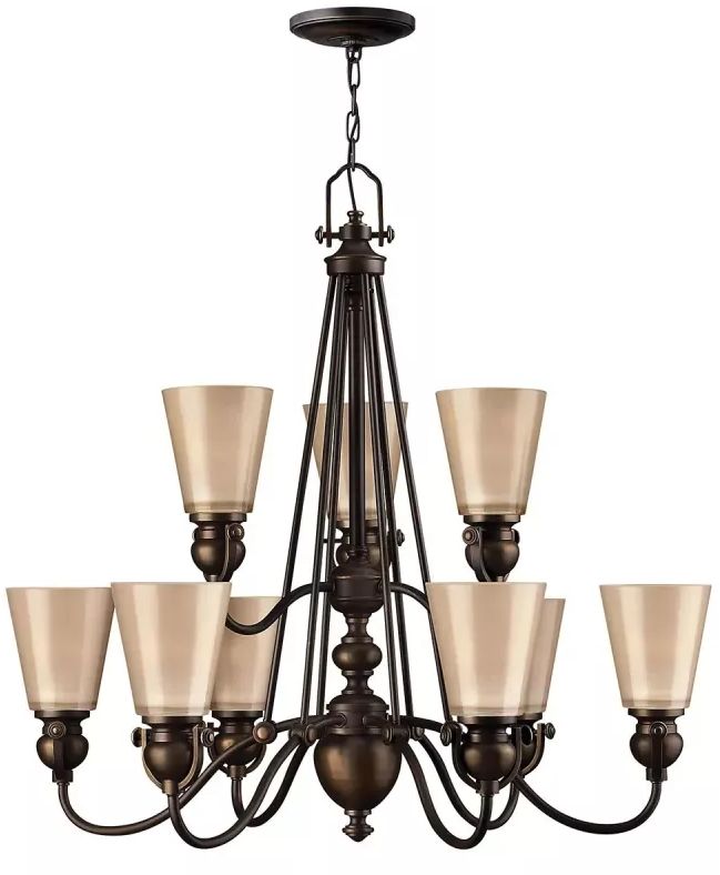Elstead Lighting Mayflower Pendelleuchte x60 W braun HK-MAYFLOWER9