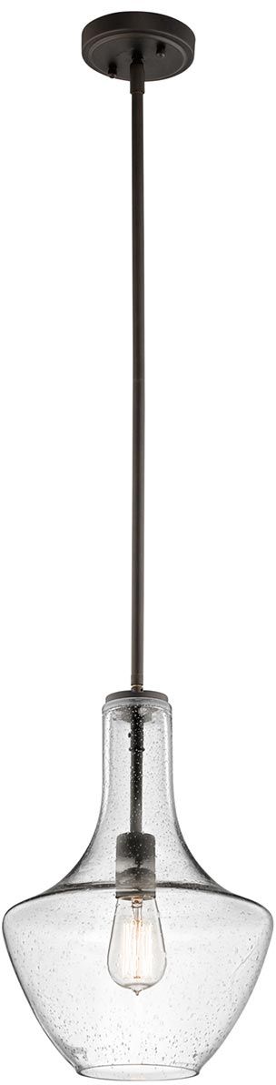 Elstead Lighting Everly Pendelleuchte 1x60 W braun KL-EVERLY-P-S-OZ