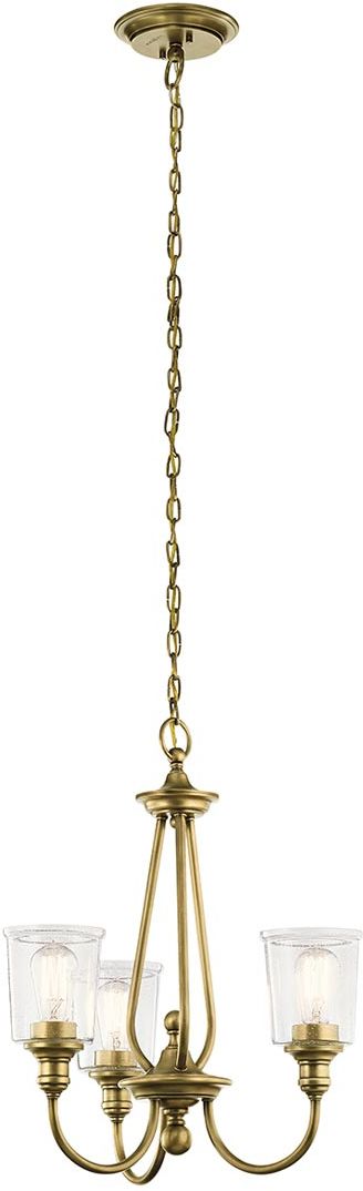 Elstead Lighting Waverly Pendelleuchte 3x60 W messing KL-WAVERLY3-NBR