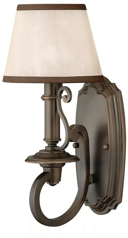 Elstead Lighting Plymouth Wandleuchte 1x40 W braun HK-PLYMOUTH1