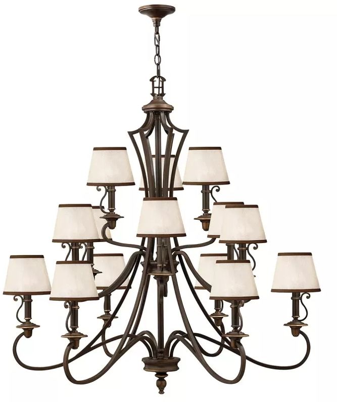 Elstead Lighting Plymouth Pendelleuchte x40 W braun HK-PLYMOUTH15