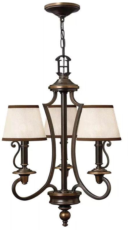 Elstead Lighting Plymouth Pendelleuchte 3x40 W braun HK-PLYMOUTH3