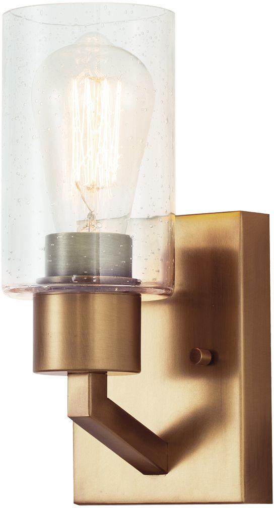 Elstead Lighting Deryn Wandleuchte 1x60 W messing KL-DERYN1-NBR
