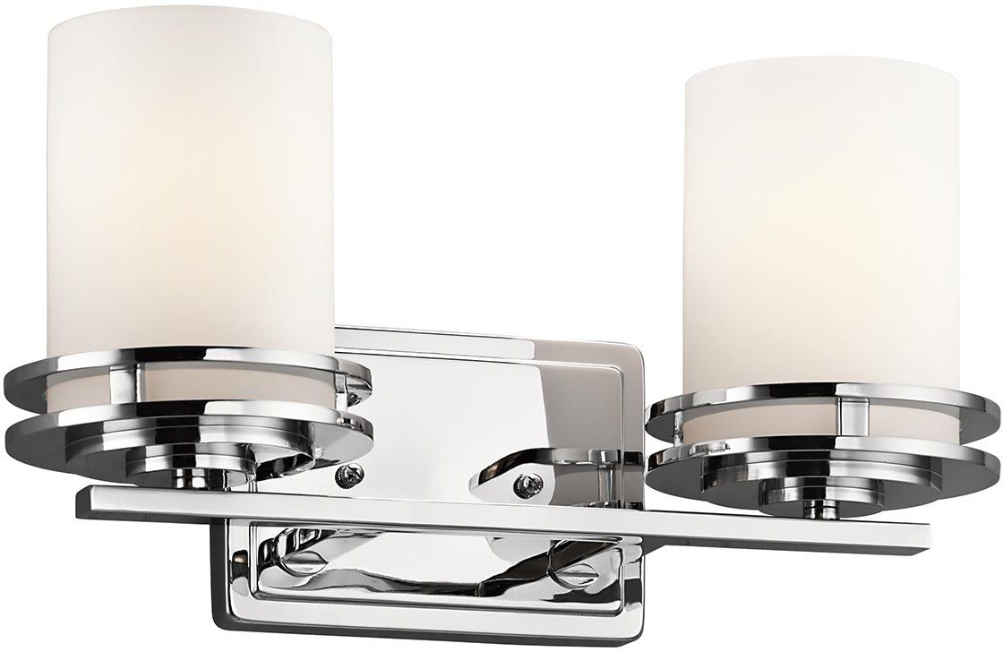 Elstead Lighting Hendrik Wandleuchte 2x3 W chrom KL-HENDRIK2-BATH