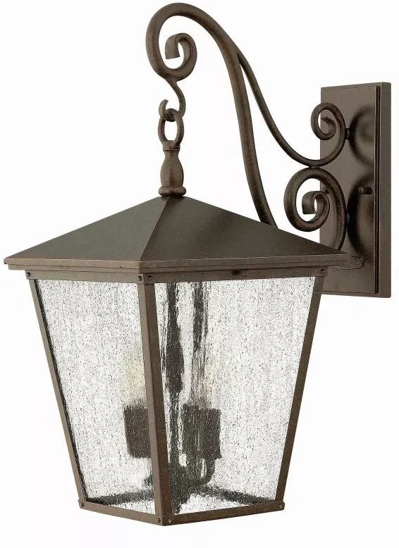 Elstead Lighting Trellis Außenwandleuchte 4x60 W braun HK-TRELLIS2-L