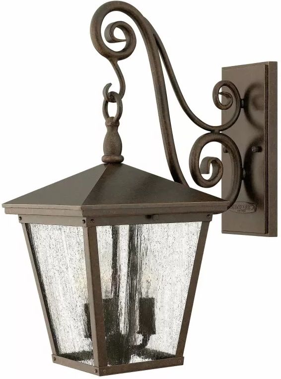 Elstead Lighting Trellis Außenwandleuchte 3x60 W braun HK-TRELLIS2-M