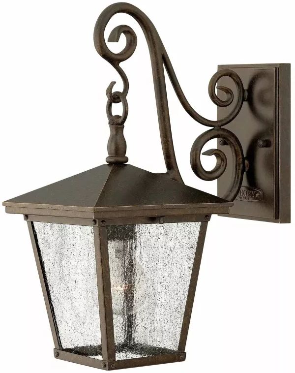 Elstead Lighting Trellis Außenwandleuchte 1x60 W braun HK-TRELLIS2-S