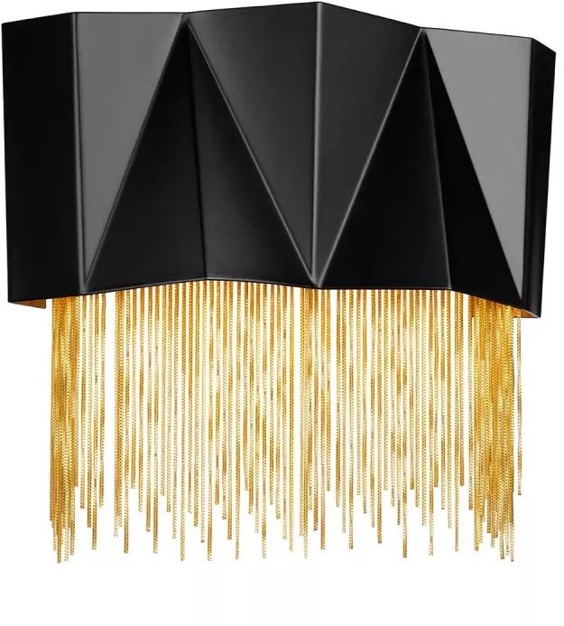 Elstead Lighting Zuma Wandleuchte 3x9 W schwarz HK-ZUMA-3W-SBG