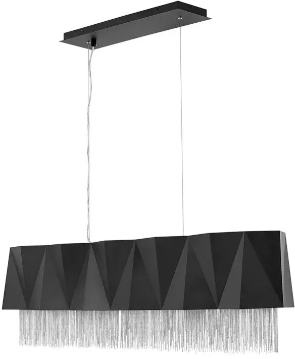 Elstead Lighting Zuma Pendelleuchte 6x60 W schwarz-silber HK-ZUMA-ISLE-SBS