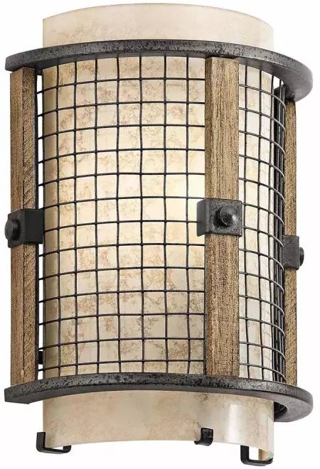 Elstead Lighting Ahrendale Wandleuchte 1x40 W braun KL-AHRENDALE1