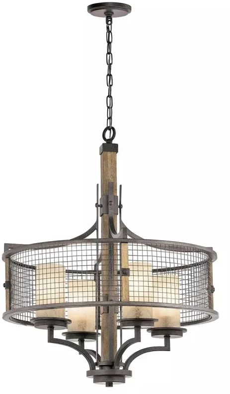 Elstead Lighting Ahrendale Pendelleuchte 4x60 W braun KL-AHRENDALE4