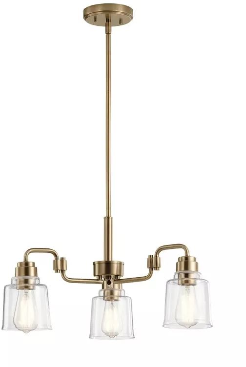 Elstead Lighting Aivian Pendelleuchte 3x60 W messing KL-AIVIAN3-WBR