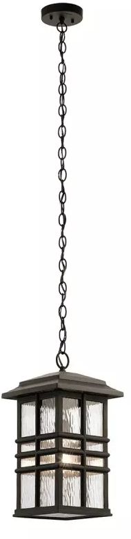 Elstead Lighting Beacon Square Hängelampe für den Außenbereich 1x60 W braun KL-BEACON-SQUARE8-OZ