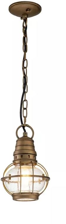 Elstead Lighting Beacon Square Pendelleuchte 1x60 W messing KL-BRIDGEPOINT8S-NBR