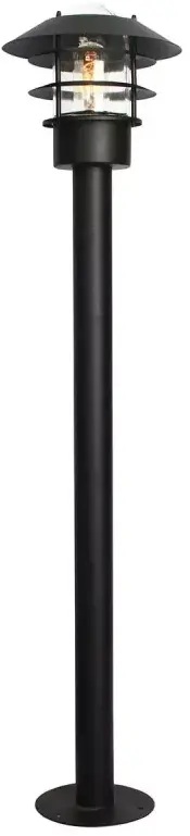 Elstead Lighting Helsingor Stehleuchte für den Außenbereich 1x60 W schwarz HELSINGOR-BOL-BK