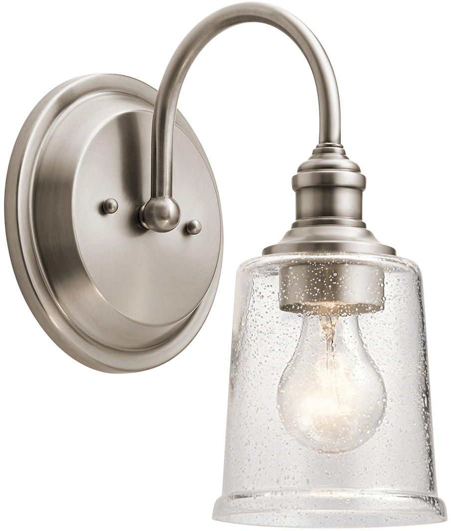 Elstead Lighting Waverly Wandleuchte 1x60 W grau KL-WAVERLY1-CLP