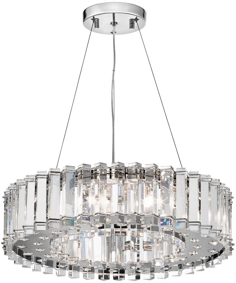 Elstead Lighting Crystal Skye Pendelleuchte x3 W chrom KL-CRYSTAL-SKYE8