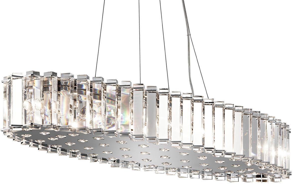 Elstead Lighting Crystal Skye Pendelleuchte x3 W chrom KL-CRYSTAL-SKYE-I-L