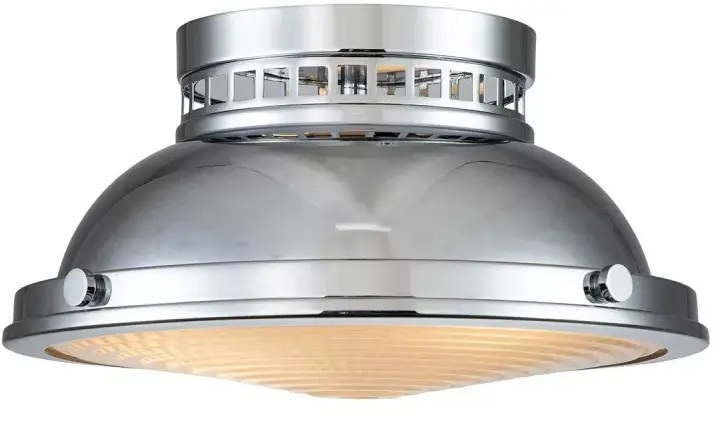 Elstead Lighting Amelia Deckenlampe 2x40 W chrom HK-AMELIA-F-M-CM