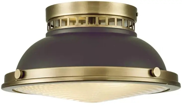 Elstead Lighting Amelia Deckenlampe 2x40 W braun HK-AMELIA-F-M-RB