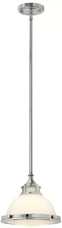 Elstead Lighting Amelia Pendelleuchte 1x60 W chrom HK-AMELIA-P-S-CM