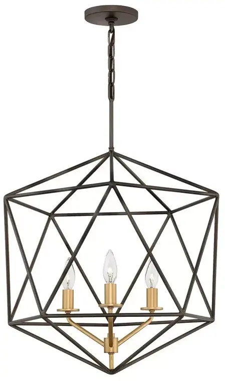 Elstead Lighting Astrid Pendelleuchte 3x60 W gold-braun HK-ASTRID-3P