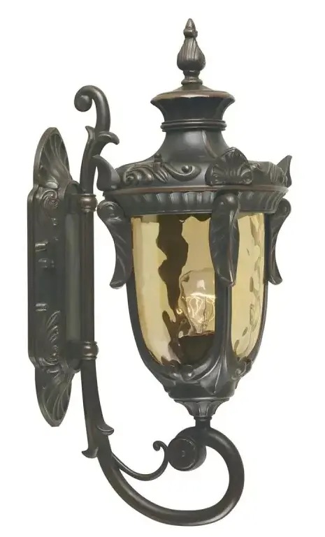 Elstead Lighting Philadelphia Außenwandleuchte 1x60 W braun PH1-M-OB
