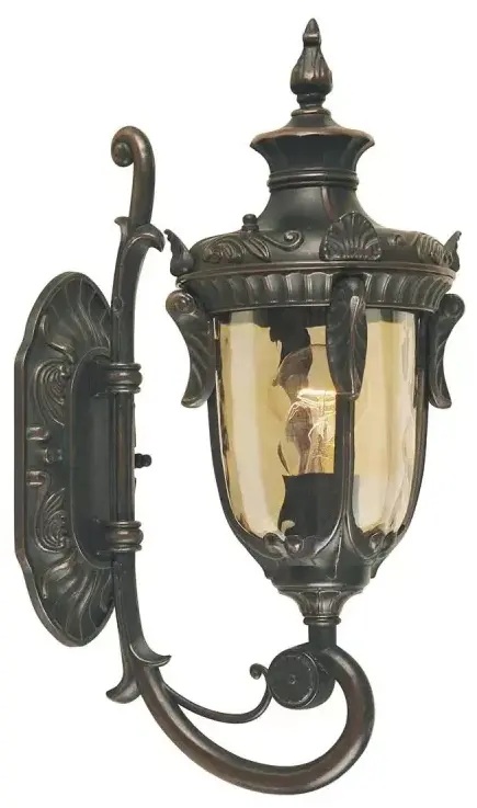 Elstead Lighting Philadelphia Außenwandleuchte 1x60 W braun PH1-S-OB