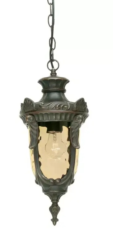 Elstead Lighting Philadelphia Pendelleuchte 1x60 W braun PH8-M-OB