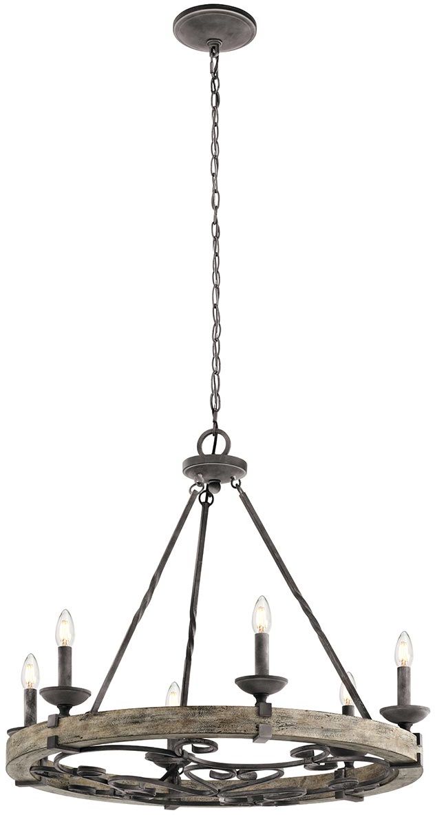 Elstead Lighting Taulbee Pendelleuchte 6x60 W KL-TAULBEE6