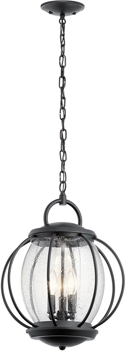 Elstead Lighting Vandalia Hängelampe für den Außenbereich 3x60 W schwarz KL-VANDALIA8-L