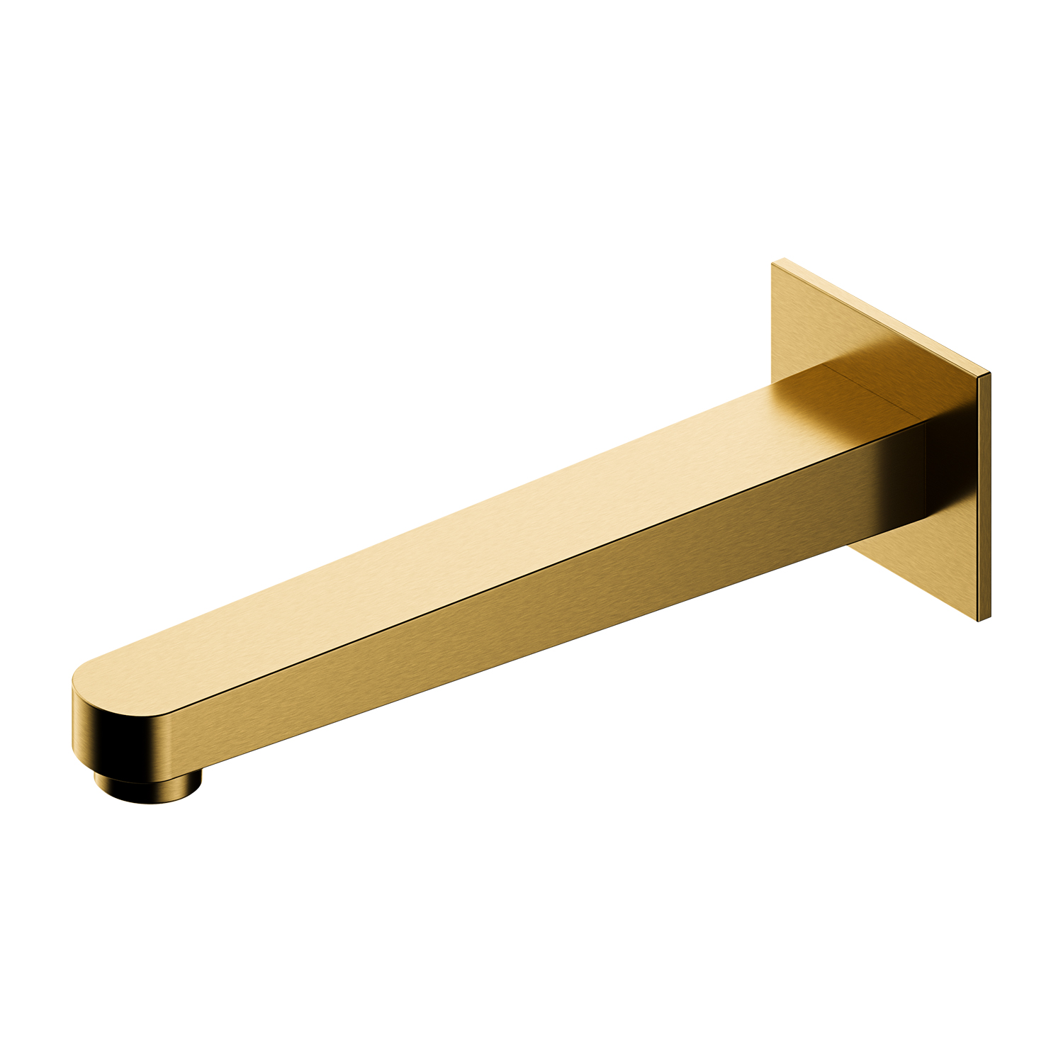 Omnires Contour Auslauf für Badewannenarmatur gold WDCONTOURGLB